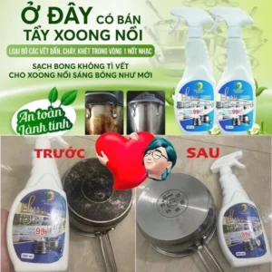 [HOT]Nước Tẩy xoong nồi Elysa THIÊN SỨ TOÀN CẦU - 500ml Kho Sỉ Hàng Tiêu Dùng ELYSA