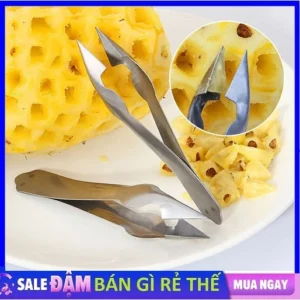 Dao Gọt Mắt Thơm Dứa Khớm Không Gỉ Gắp Mắt Thơm Gọt Vỏ Tiện Lợi Dụng Cụ Cắt Mắt Dứa Tiện Lợi #