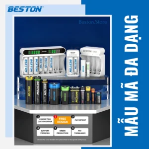 Pin sạc AA AAA 1.2V - Dung lương 600mAh đến 3300 mAh - BESTON