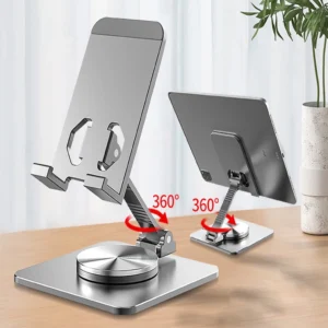 Giá Đỡ Điện Thoại iPhone, iPad, Máy Tính Bảng Chân Xoay 360 Độ Tiện Lợi Bằng Hợp Kim Nhôm Techstar