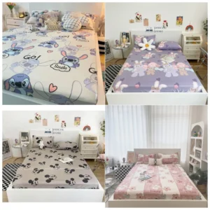 Ga trải giường poly cotton 1m2,1m6,1m8,Drap bọc nệm đẹp,được chọn mẫu