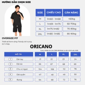 Set đồ bộ nam Cao Cấp ORICANO mặc mùa hè ,Set bộ quần áo polo thiết kế cổ bẻ chất vải kaki cao cấp phong cách Hàn Quốc