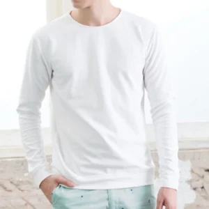 Top Áo Thun Dài Tay Nam Thu Đông THỜI TRANG 24H Cổ Tròn Và Cổ Bẻ Vải Dày Mịn Không Xù Lông