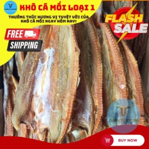 Khô cá mối hương không tẩm 1kg hiệu Thiên Tú Store hải sản sấy khô chất lượng uy tín đảm bảo vệ sinh an toàn thực phẩm