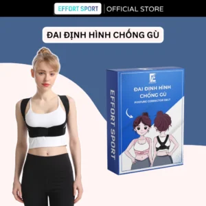 Đai Chống Gù Lưng Cao Cấp EFFORT SPORT Đai Điều Chỉnh Tư Thế Co Dãn Thoáng Khí Hỗ Trợ Bảo Vệ Vòng 1