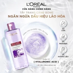 Nước tẩy trang và làm sạch sâu 3-in-1 L'Oreal Paris Micellar Water 400ml