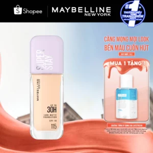 Kem nền bắt sáng Superstay Lumi Matte 30H che phủ siêu nhẹ mặt Maybelline New York 35ml [MỚI]