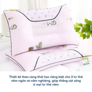 Gối công thái học Trang Dương Bedding - Thiết kế cho mọi tư thế ngủ, chống đau vai gáy, hỗ trợ ngủ nhanh