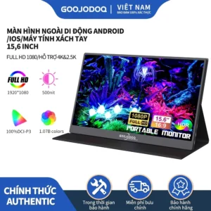 [Bảo hành một năm] GOOJODOQ 14 inch / 15,6 inch Màn hình di động cho loa đế mở rộng máy tính xách tay Ps4 Điện thoại PC Android