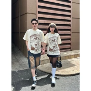 Áo Thun Cổ Tròn Simon'c Soothing - Kem Cotton Nam Nữ Unisex Tay Lỡ Oversize Local Brand Thời Trang