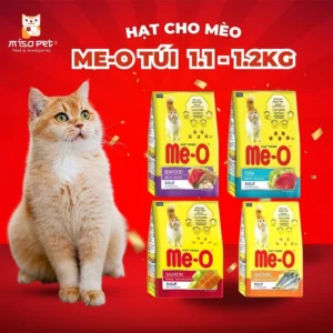 Thức ăn hạt cho mèo trưởng thành Me-o gói 1,2kg